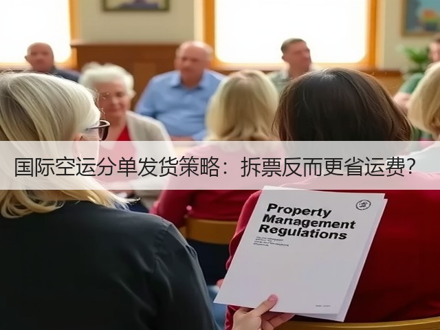 国际空运分单发货策略:拆票反而更省运费?(图1) 国际空运分单发货策略:拆票反而更省运费?(图1)