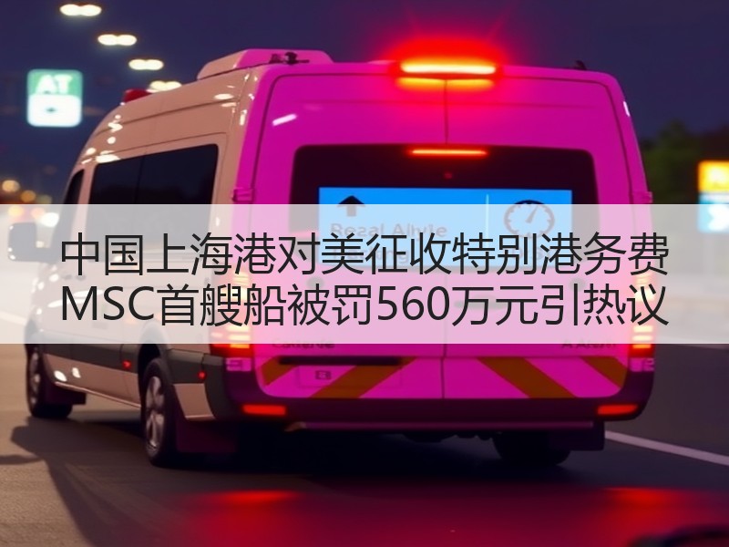 中国上海港对美征收特别港务费 MSC首艘船被罚560万元引热议 中国上海港对美征收特别港务费 MSC首艘船被罚560万元引热议