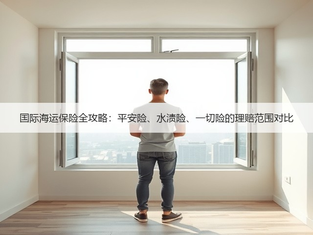 国际海运保险全攻略：平安险、水渍险、一切险的理赔范围对比(图1)