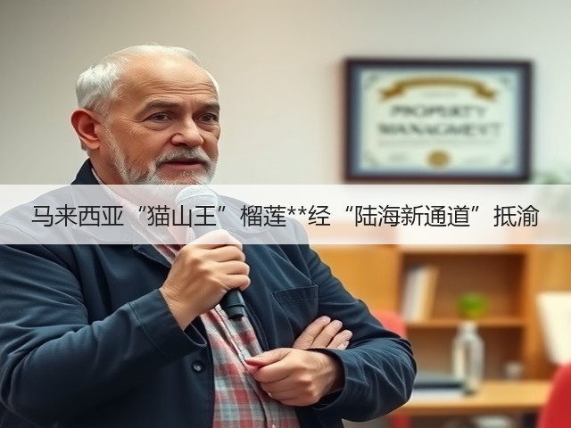 马来西亚“猫山王”榴莲**经“陆海新通道”抵渝(图2) 马来西亚“猫山王”榴莲**经“陆海新通道”抵渝(图2)