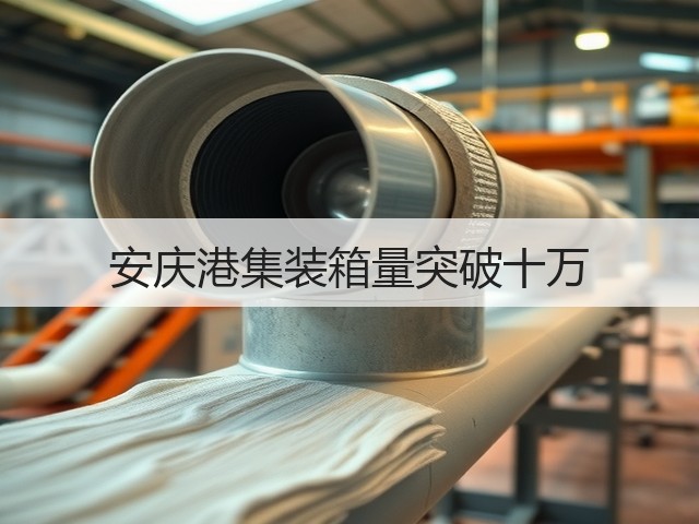 安庆港集装箱量突破十万(图2)
