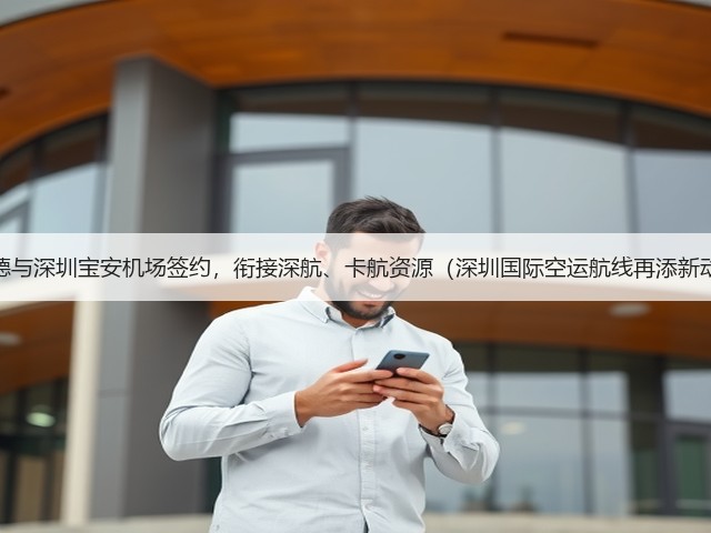 哈马德与深圳宝安机场签约,衔接深航、卡航资源(深圳国际空运航线再添新动能)(图3) 哈马德与深圳宝安机场签约,衔接深航、卡航资源(深圳国际空运航线再添新动能)(图3)