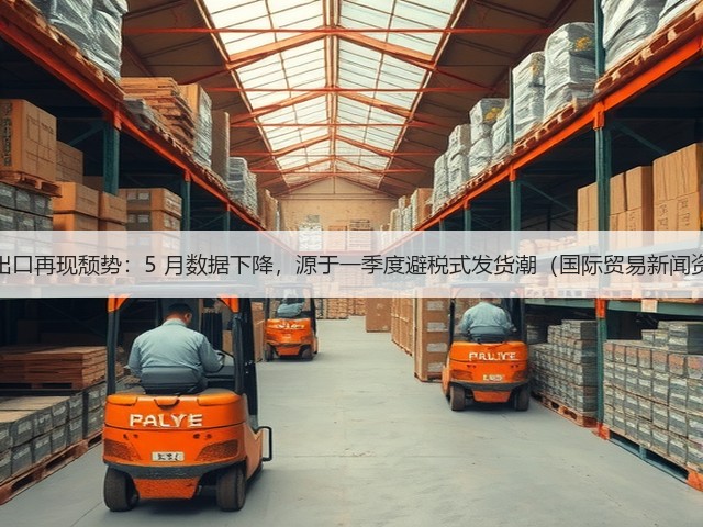 德国出口再现颓势:5 月数据下降,源于一季度避税式发货潮(国际贸易新闻资讯)(图1) 德国出口再现颓势:5 月数据下降,源于一季度避税式发货潮(国际贸易新闻资讯)(图1)