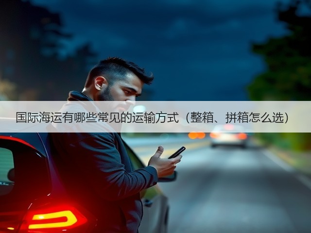国际海运有哪些常见的运输方式(整箱、拼箱怎么选)(图1) 国际海运有哪些常见的运输方式(整箱、拼箱怎么选)(图1)
