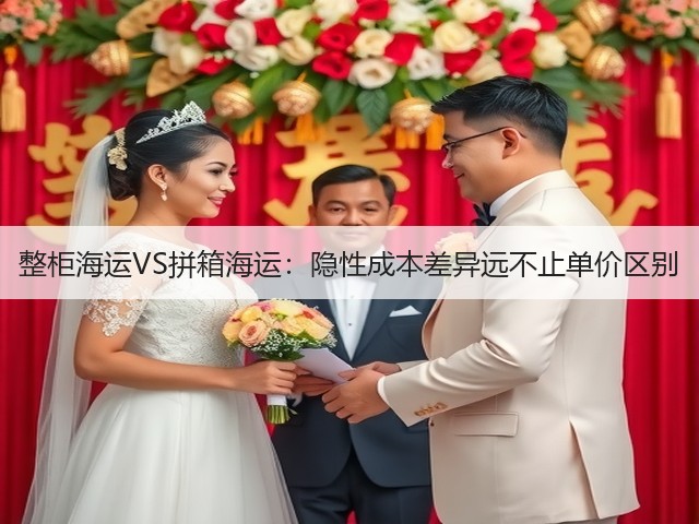 整柜海运VS拼箱海运:隐性成本差异远不止单价区别(图3) 整柜海运VS拼箱海运:隐性成本差异远不止单价区别(图3)