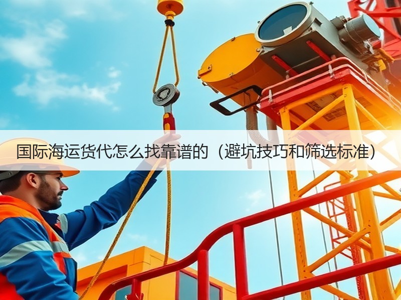 国际海运货代怎么找靠谱的（避坑技巧和筛选标准）