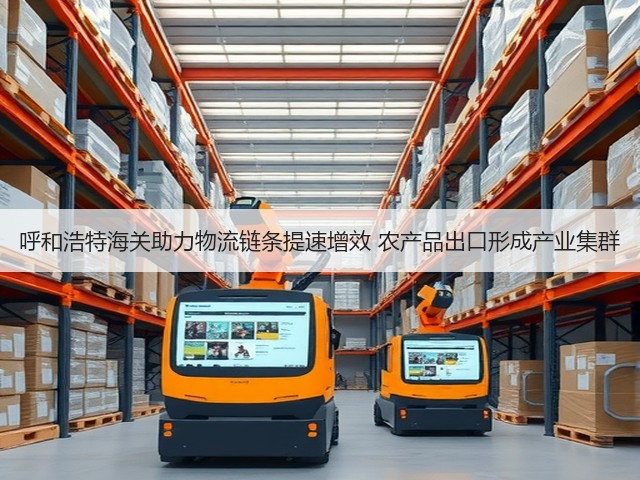 呼和浩特海关助力物流链条提速增效 农产品出口形成产业集群(图1) 呼和浩特海关助力物流链条提速增效 农产品出口形成产业集群(图1)