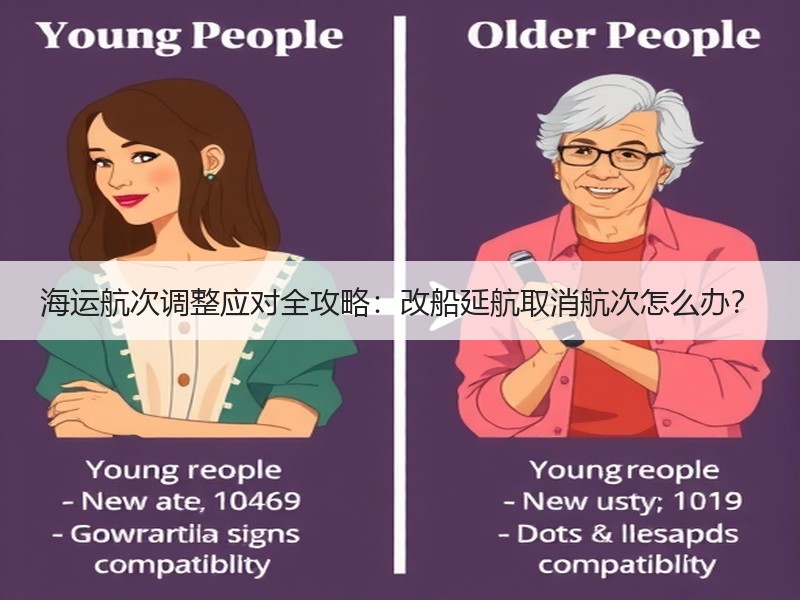 海运航次调整应对全攻略：改船延航取消航次怎么办？
