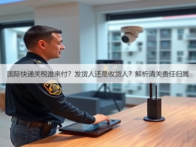 国际快递关税谁来付?发货人还是收货人?解析清关责任归属(图1) 国际快递关税谁来付?发货人还是收货人?解析清关责任归属(图1)