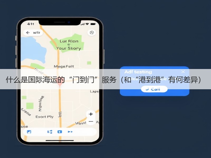 什么是国际海运的“门到门”服务（和“港到港”有何差异）