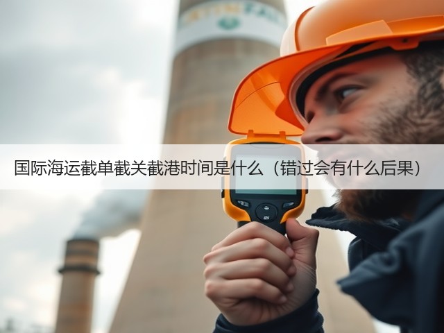 国际海运截单截关截港时间是什么(错过会有什么后果)(图2) 国际海运截单截关截港时间是什么(错过会有什么后果)(图2)