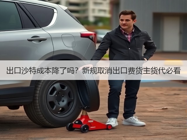 出口沙特成本降了吗?新规取消出口费货主货代必看(图1) 出口沙特成本降了吗?新规取消出口费货主货代必看(图1)