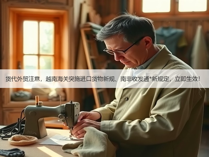 货代外贸注意,越南海关突施进口货物新规、南非收发通*新规定,立即生效! 货代外贸注意,越南海关突施进口货物新规、南非收发通*新规定,立即生效!