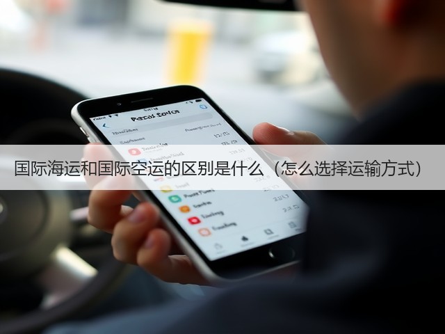 国际海运和国际空运的区别是什么（怎么选择运输方式）(图2)