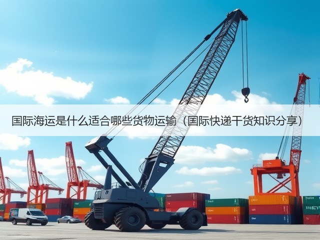 国际海运是什么适合哪些货物运输(国际快递干货知识分享)(图2) 国际海运是什么适合哪些货物运输(国际快递干货知识分享)(图2)