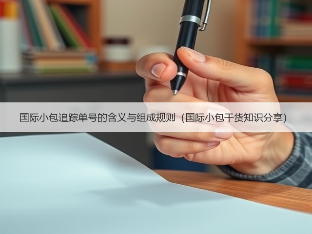 国际小包追踪单号的含义与组成规则(国际小包干货知识分享)(图1) 国际小包追踪单号的含义与组成规则(国际小包干货知识分享)(图1)