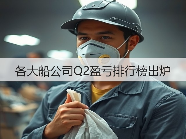 各大船公司Q2盈亏排行榜出炉(图1)
