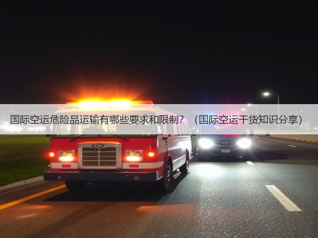国际空运危险品运输有哪些要求和限制?(国际空运干货知识分享)(图1) 国际空运危险品运输有哪些要求和限制?(国际空运干货知识分享)(图1)