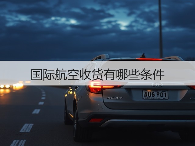 国际航空收货有哪些条件(图3) 国际航空收货有哪些条件(图3)
