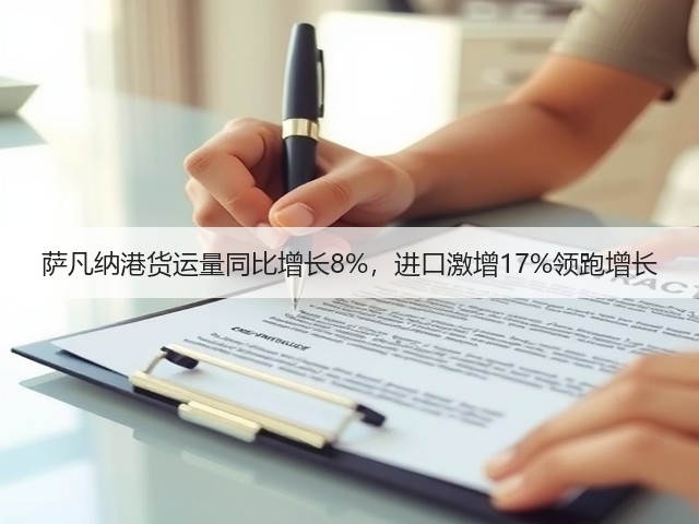 萨凡纳港货运量同比增长8%,进口激增17%领跑增长(图1) 萨凡纳港货运量同比增长8%,进口激增17%领跑增长(图1)