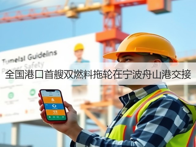 全国港口首艘双燃料拖轮在宁波舟山港交接(图2)