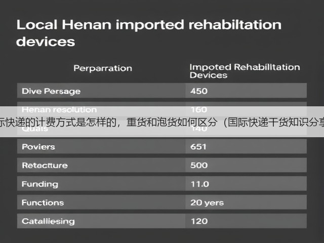 国际快递的计费方式是怎样的,重货和泡货如何区分(国际快递干货知识分享)(图2) 国际快递的计费方式是怎样的,重货和泡货如何区分(国际快递干货知识分享)(图2)