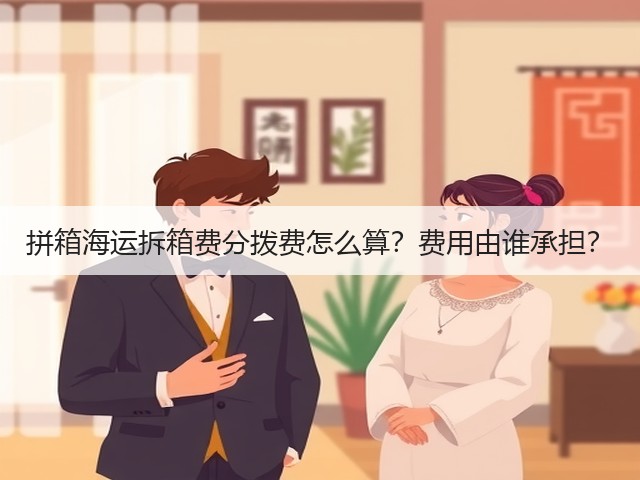 拼箱海运拆箱费分拨费怎么算？费用由谁承担？(图1)