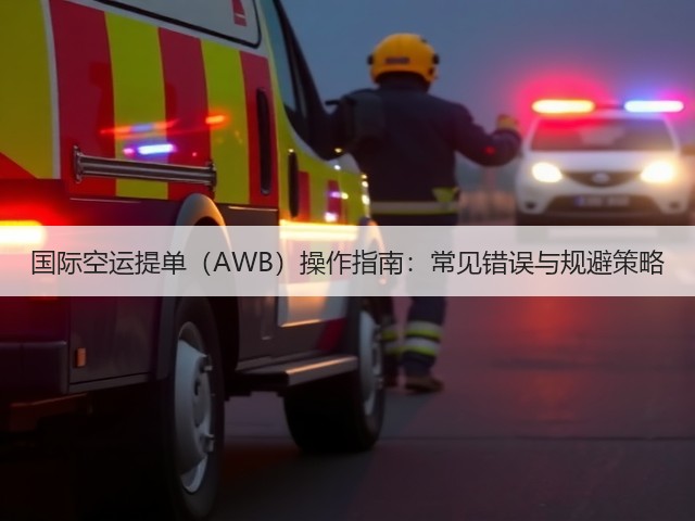 国际空运提单（AWB）操作指南：常见错误与规避策略(图2)