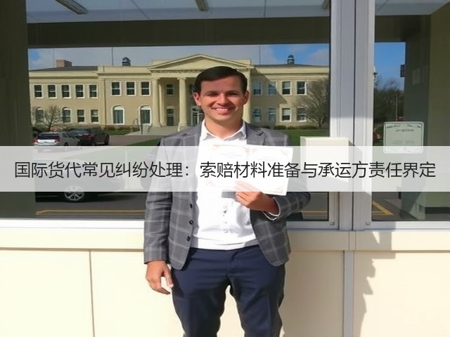 国际货代常见纠纷处理:索赔材料准备与承运方责任界定(图1) 国际货代常见纠纷处理:索赔材料准备与承运方责任界定(图1)