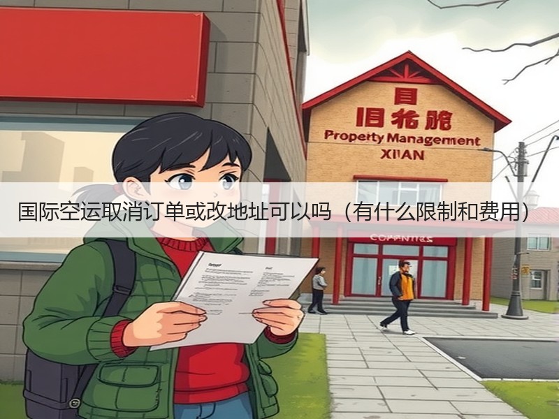 国际空运取消订单或改地址可以吗(有什么限制和费用) 国际空运取消订单或改地址可以吗(有什么限制和费用)