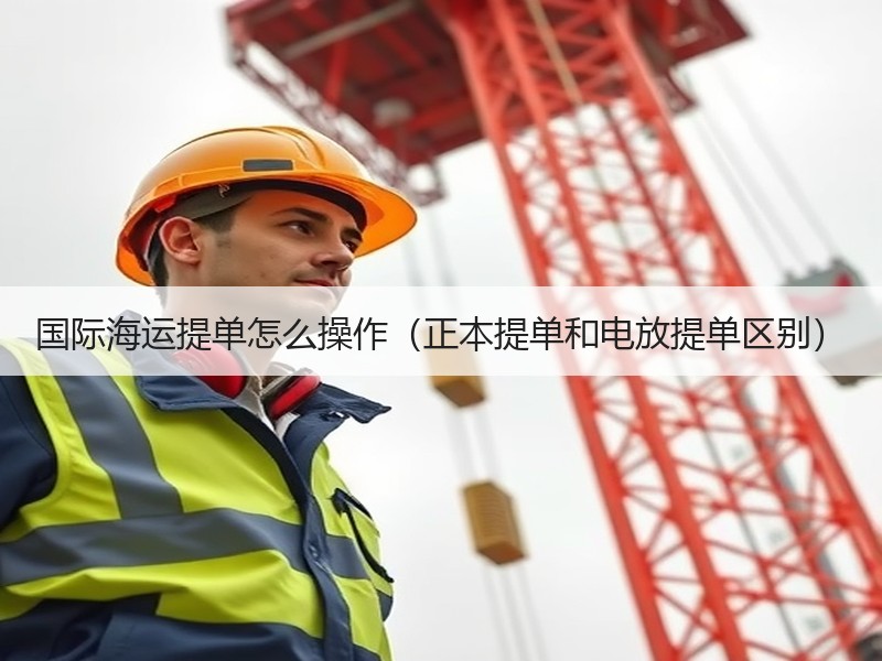 国际海运提单怎么操作（正本提单和电放提单区别）