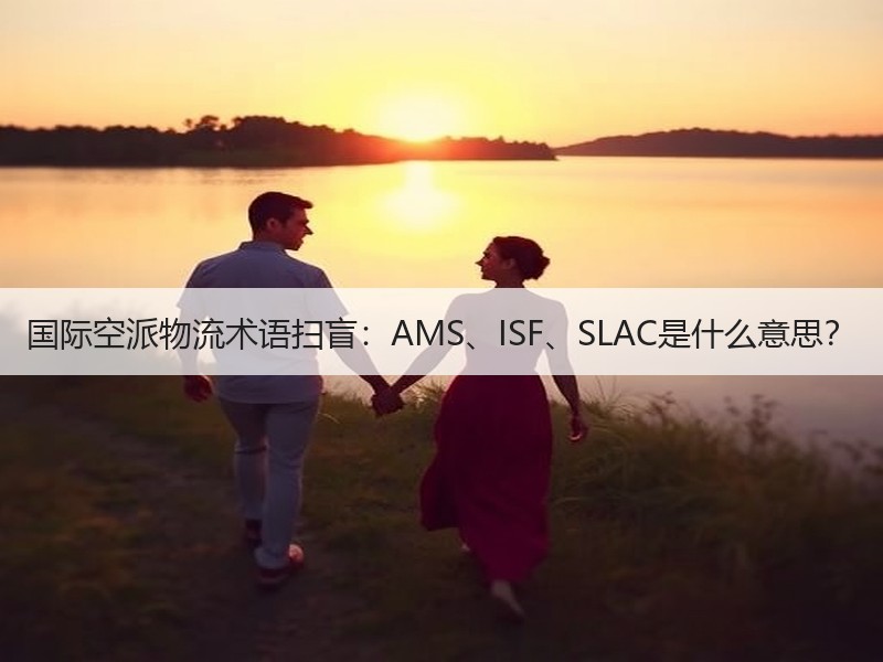 国际空派物流术语扫盲:AMS、ISF、SLAC是什么意思? 国际空派物流术语扫盲:AMS、ISF、SLAC是什么意思?