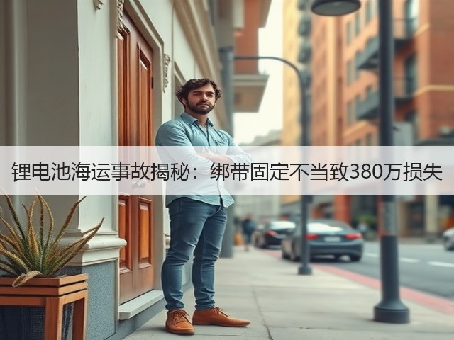 锂电池海运事故揭秘:绑带固定不当致380万损失(图1) 锂电池海运事故揭秘:绑带固定不当致380万损失(图1)