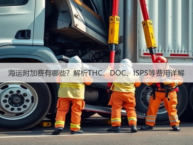 海运附加费有哪些?解析THC、DOC、ISPS等费用详解(图3) 海运附加费有哪些?解析THC、DOC、ISPS等费用详解(图3)