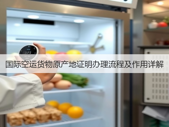 国际空运货物原产地证明办理流程及作用详解(图2) 国际空运货物原产地证明办理流程及作用详解(图2)