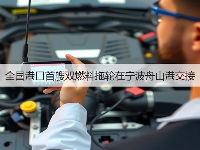 全国港口首艘双燃料拖轮在宁波舟山港交接(图3)