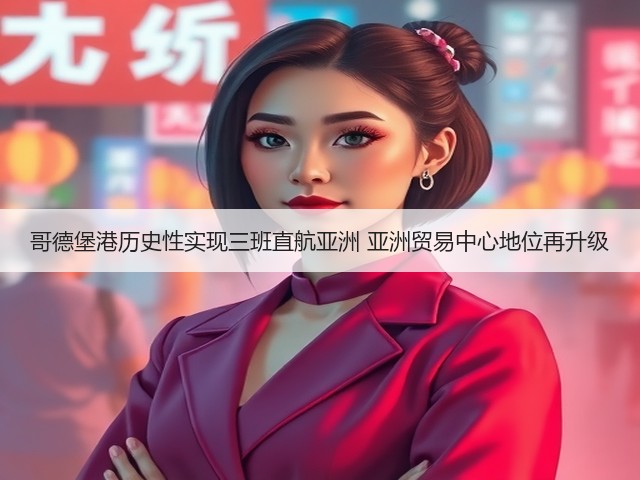 哥德堡港历史性实现三班直航亚洲 亚洲贸易中心地位再升级(图1) 哥德堡港历史性实现三班直航亚洲 亚洲贸易中心地位再升级(图1)