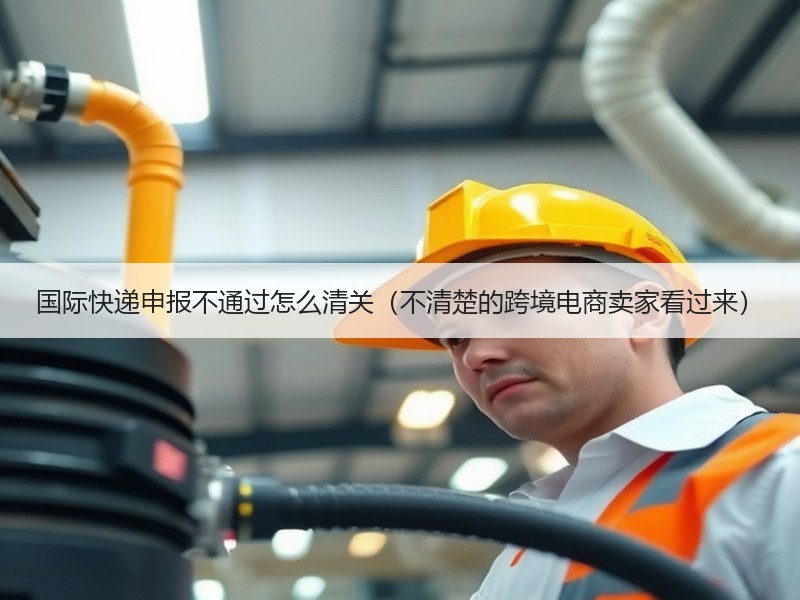 国际快递申报不通过怎么清关(不清楚的跨境电商卖家看过来) 国际快递申报不通过怎么清关(不清楚的跨境电商卖家看过来)