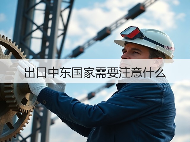 出口中东国家需要注意什么(图3) 出口中东国家需要注意什么(图3)