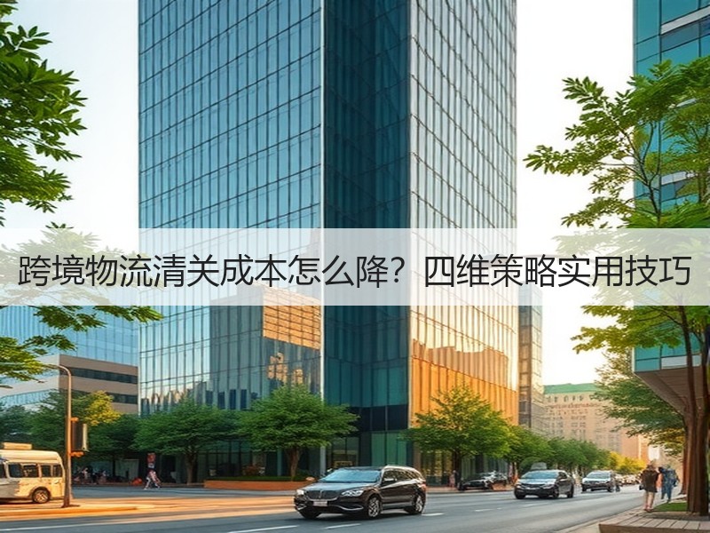 跨境物流清关成本怎么降?四维策略实用技巧 跨境物流清关成本怎么降?四维策略实用技巧