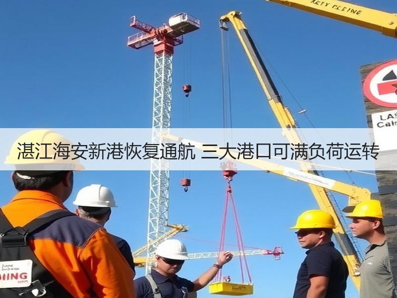 湛江海安新港恢复通航 三大港口可满负荷运转 湛江海安新港恢复通航 三大港口可满负荷运转