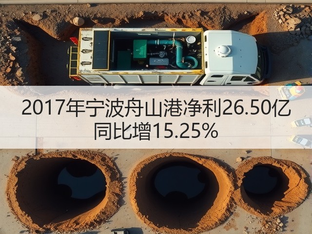 2017年宁波舟山港净利26.50亿 同比增15.25%(图1) 2017年宁波舟山港净利26.50亿 同比增15.25%(图1)