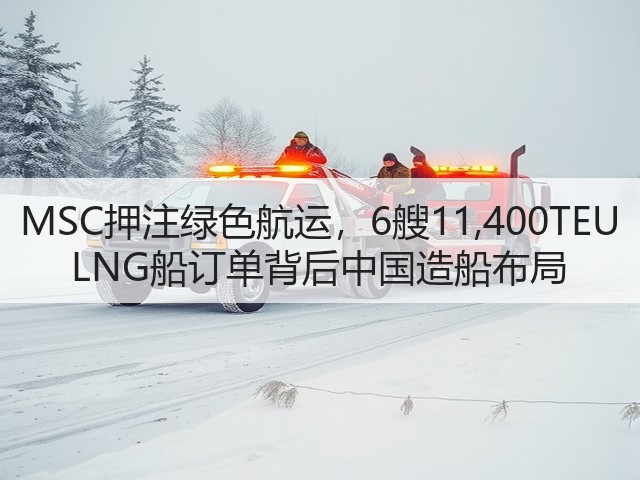 MSC押注绿色航运，6艘11,400TEU LNG船订单背后中国造船布局(图2)