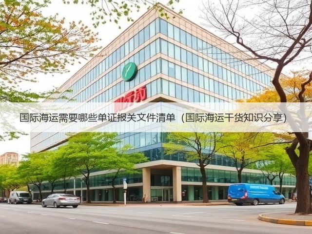 国际海运需要哪些单证报关文件清单(国际海运干货知识分享)(图3) 国际海运需要哪些单证报关文件清单(国际海运干货知识分享)(图3)