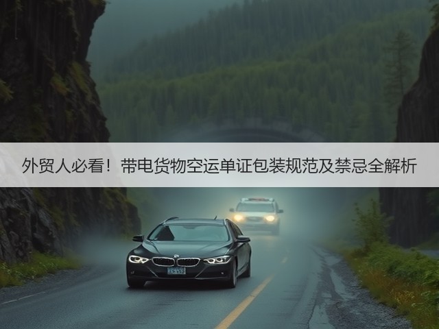 外贸人必看!带电货物空运单证包装规范及禁忌全解析(图2) 外贸人必看!带电货物空运单证包装规范及禁忌全解析(图2)
