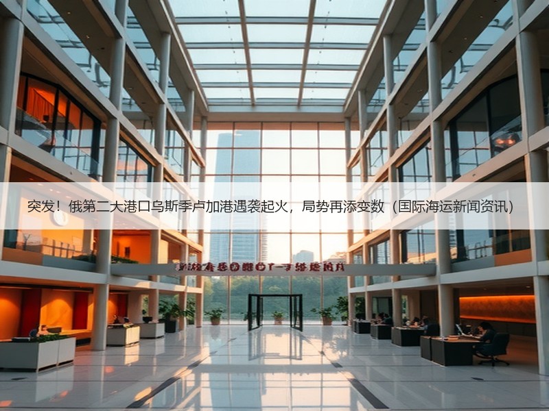 突发！俄第二大港口乌斯季卢加港遇袭起火，局势再添变数（国际海运新闻资讯）