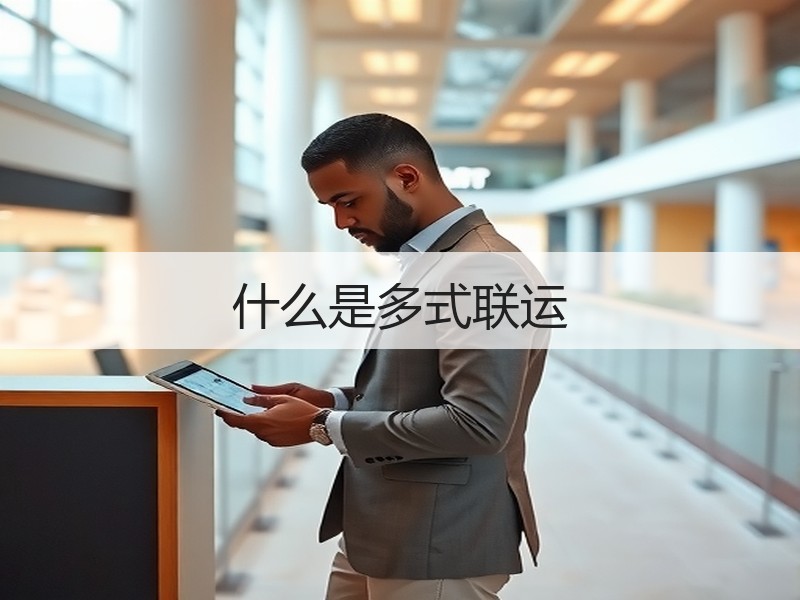 什么是多式联运 什么是多式联运