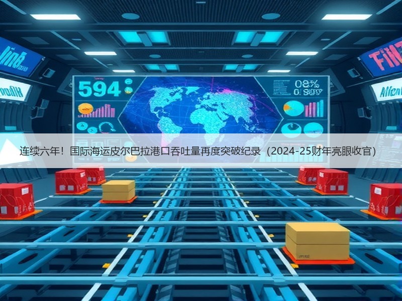 连续六年!国际海运皮尔巴拉港口吞吐量再度突破纪录(2024-25财年亮眼收官) 连续六年!国际海运皮尔巴拉港口吞吐量再度突破纪录(2024-25财年亮眼收官)
