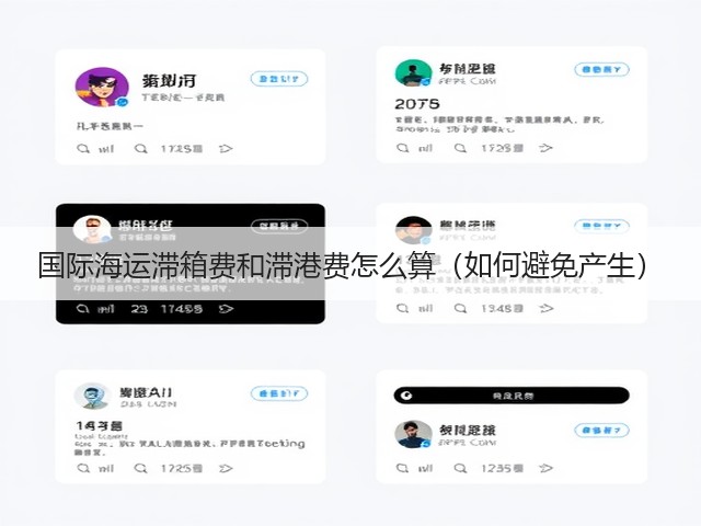国际海运滞箱费和滞港费怎么算(如何避免产生)(图3) 国际海运滞箱费和滞港费怎么算(如何避免产生)(图3)