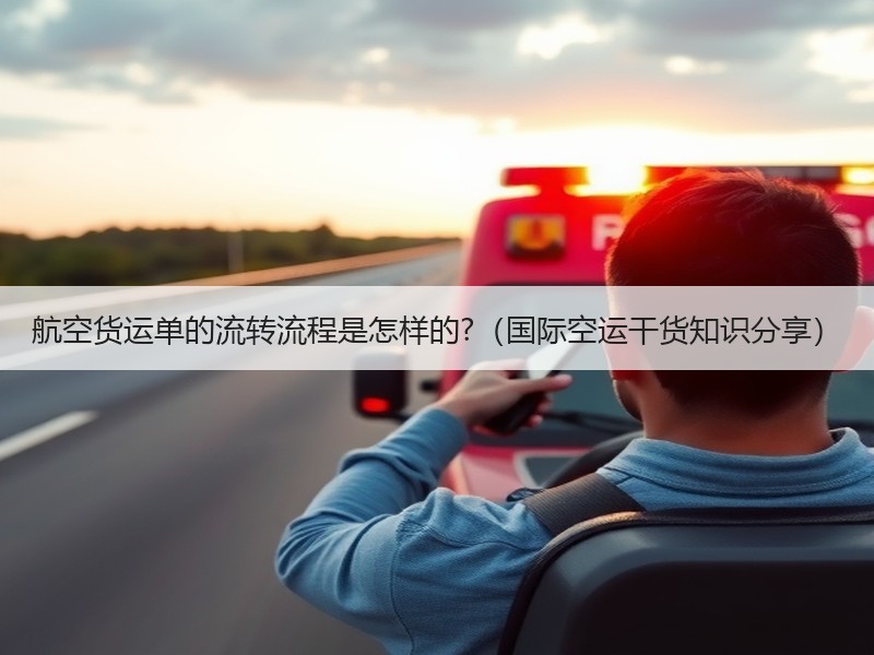 航空货运单的流转流程是怎样的?（国际空运干货知识分享）